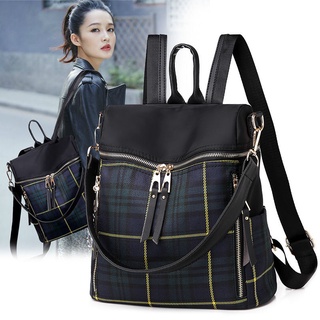 Female 2020 Korean Fashion Canvas Large Capacity Backpack