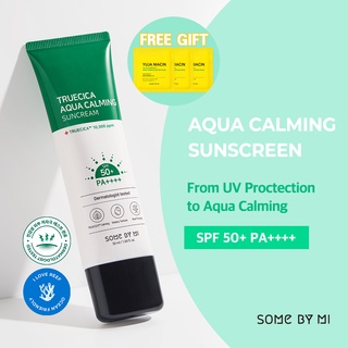[SOME BY MI] Truecica Aqua Soothing & Calming Sunscreen, SPF 50 PA ++++, 50ml (cruelty-free)