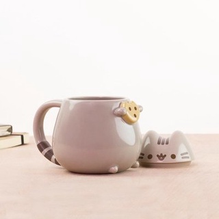 Korea INS Pusheen Cat Creative Fat Kitty Stereo Modeling Ceramic Mug Cute Cup Cup