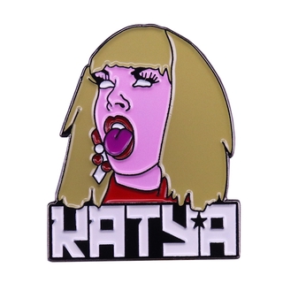 Rupaul's Drag Race Katya Zamolodchikova Lapel Pin Badge