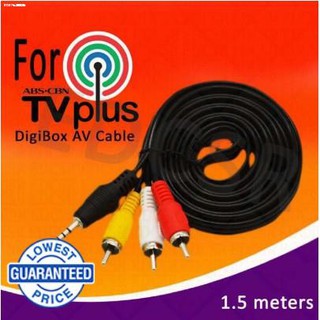 TVs❦●✇ABS CBN TV Plus 1.5m jack Audio/Video Cable jack,TV