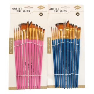12pcs/set Fine Art Brush Nylon Hair Watercolor Gouache Brush (7)