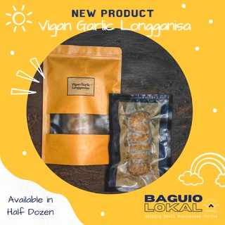 Half Dozen Vigan Garlic Longganisa + Spiced Vinegar | Vacuum-Sealed & Boxed