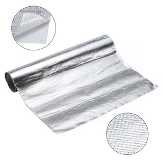 Heat Shield 1 Pcs 12\"x24\" Barrier Aluminum Fiberglass Cloth Tool High Quality