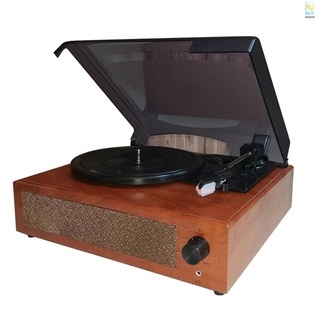 Hot Sale Portable Gramophone Vinyl Record Player Vintage Classic Turntable Phonograph with Built-in Stereo Speakers