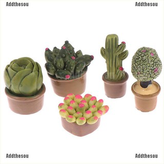 【COD】2PCS 1:12 Miniature Green Plants Decoration Dollhouse Furniture Accessories