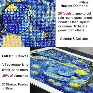 40*30cm DIY Diamond Painting Starry Night Craft Cross Stitch Painting 5D DIY Full Drill Diamond Painting Mosaic Hobby Craft