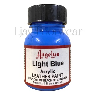 Angelus Leather Paint Light Blue for your Leather Goods