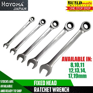 Hoyoma Fixed Head Ratchet Wrench Spanner 8mm/10mm/11mm/12mm/13mm/14mm/17mm/19mm HYMHT