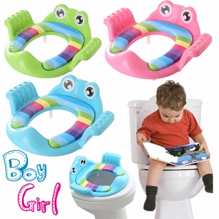 【COD】Baby Toilet Seat Children Potty Safe Seat With Armrest for Kids Toilet Training Potty Cushion