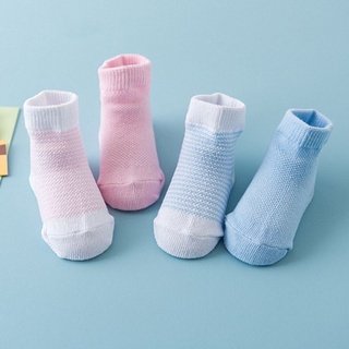 【spot goods】 ┋✺♞4 Pairs Children Kids Baby Newborn Socks Gloves Anti-scratch Breathable Elasticity P