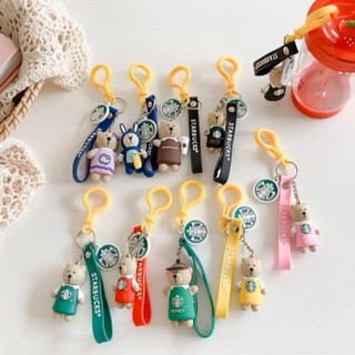 CUTE COLLECTIBLE BEARISTA KEYCHAIN/BAG KEYCHAIN/AIRPODS PENDANT