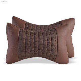 ✙❄Car headrest a pair of neck pillow pillow car seat headrest car neck pillow car interior supplies