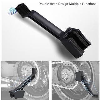 {bkpp} Double Head Cycling Motorcycle Motorbike Chain Crankset Brush Cleaning Tool