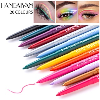 HANDAIYAN Eyeliner Gel Colored Eyeliner Neon Colored Eye pencil Matte Color Eyeliner Waterproof Eye Shadow Make Up