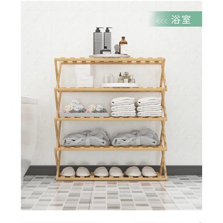 5 Tier Bamboo Shoe Rack Organizer Wooden Storage Shelves Stand Shelf 5 Layer Space Saving Shoe Rack (3)