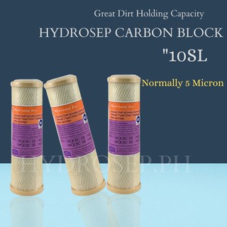 10SL Hydrosep Activated Carbon Filtration Filter Black CTO” Slim