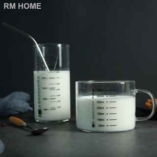 R&M Milk breakfast cup with graduated glass water can be microwave