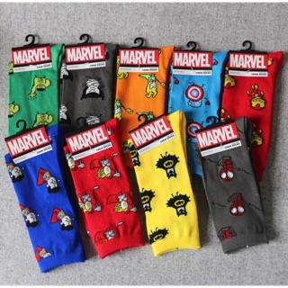 Marvel DC Superhero Long Sock For Men(With Tag)/COD (1)