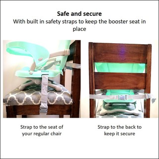 【COD】 Owl Baby High Chair Converter / Travel Booster Seat / Baby Chair with free cushion and bag