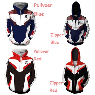 Newest The Avengers 4 Endgame Quantum Realm Hoodie Jacket