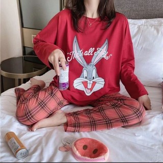# 2 Japan fashion long sleeve terno pajamas cotton