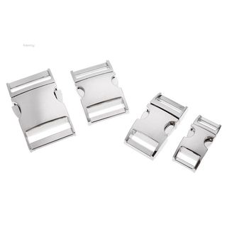 1pc Metal Steel Curve Side Quick Release Buckle Paracord Bracelet Buckle 4Sizes (9)