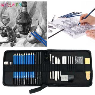 33 Pcs H&B Sketching Pencils Drawing and Sketch Kit Set Hobbies & Stationery (7)