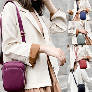 Women's Fashion Crossbody Bags Nylon Mobile Phone Bags Change Shoulder