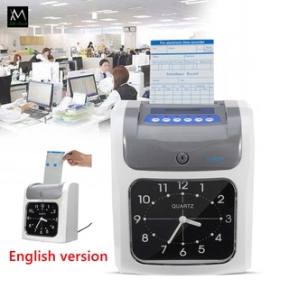 【Ready Stock】✴✿【XMT】Time Recorder Time Attendance Bundy Clock Payroll Biometrics Timecard Electronic