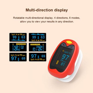 Child‘s Finger Clip Pulse Oximeter Blood Oxygen Monitor Finger Pulse Heart Rate Meter top1store.ph