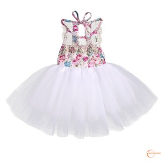 HBH-Cute kids Sequins Toddler Baby Girls Tulle Tutu Floral (2)