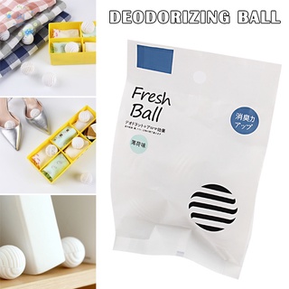 ๑▣6pcs Mini Ball Shape Shoe Deodorant Dryer Moisture Absorber Anti-milde Shoes Deodorant