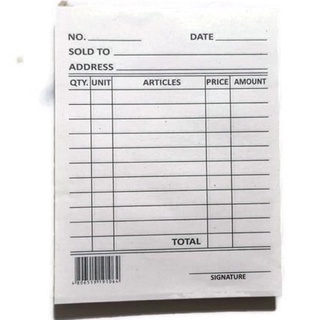 10 Pads Order Slip Receipt Resibo Order Slips 10 pads per ream school office supplies