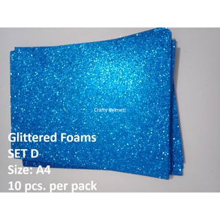 Glittered Foam Sheets Without Adhesive (10 pcs.) (4)