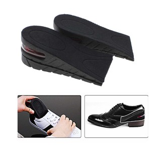 Unisex Air Cushion 2 Layer 5cm Increase Height Lift Up Shoe Insole Pad