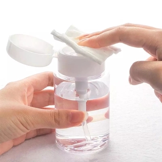 Push Down Makeup Remover Clear PP Empty Bottle Press Pump Travel Dispenser Toner Emulsion Water Liquid Bottle for Beauty