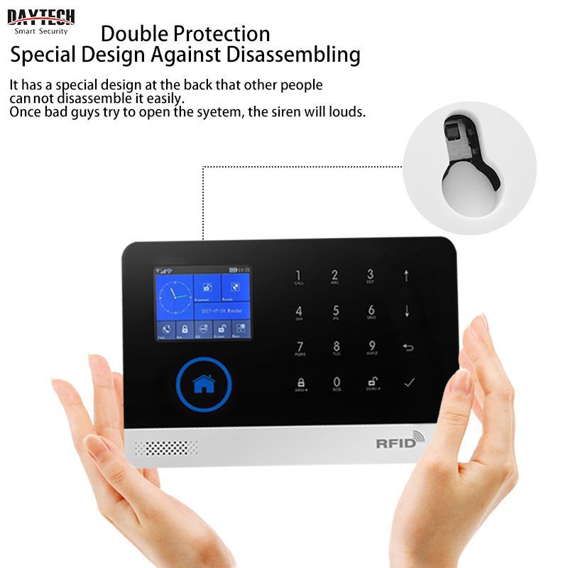 DAYTECH WIFI GSM Alarm System with Door Sensor Motion Detector Remote RFID Card ModelTA01-KIT1 (4)