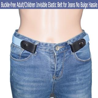 ♥fashionency♥Buckle-free Invisible Elastic Belt for Jeans No Bulge Hassle