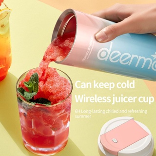 Deerma Portable Cordless Juicer Blender Mixer Machine 1500mAh Usb Fruit Juicer