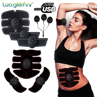 Muscle Stimulator EMS Abdominal Hip Trainer Toner USB Abs Fitness Training Home Gym Weight Loss Body