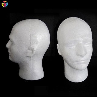sharing ♥ Male Female Mannequin Head Foam Manikin Training Head Model Wig Glasses