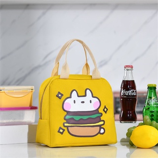 Lunch box bag, lunch box, portable bag, large capacity, thickened office worker with rice, primary school student, waterproof lunch box, insulated bag (5)