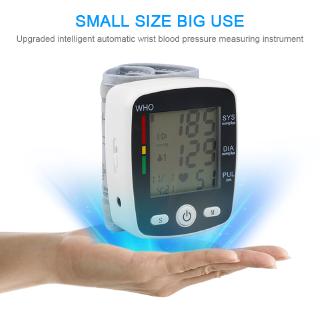 Rechargeable Digital Blood Pressure Monitor Upper Wrist Arm Tensiometer LCD Display (5)