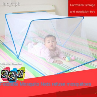 Foldable Baby Mosquito Net Bed ✷✉☜Children bed nets anti-mosquito baby child bb cover ger bottomless folding men and women