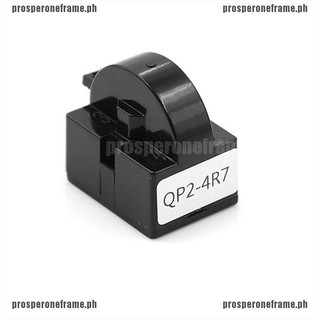 COD[prosper]4.7 Ohm 1 Pin Refrigerator PTC Starter Relay Black Parts