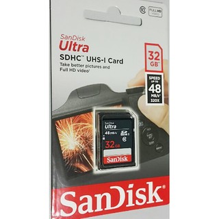 SDSDUNB-032G SD SANDISK ULTRA SDHC 32GB 48MB/s