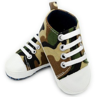 Toddler Baby Shoes Camouflage Sneaker Anti-slip Soft Sole Toddler Canvas Shoes (1)