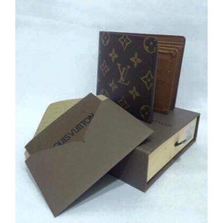 ORG LV LEATHER BIFOLD WALLET FOR MEN HIGH QUALITY