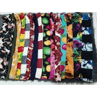 Printed-Plain Leggings for kids 3-6 yrs old assorted